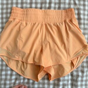 Lululemon Athletica Peach Athletic Shorts